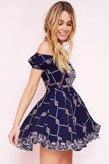 Veda Tube Dress Navy