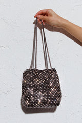 Trixie Chainmail Bag Black