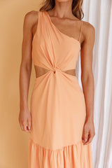 Evening Breeze Cut-Out Waist Maxi Dress Mango