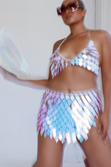 River Festival Shiny Sequins Top (Top Only)