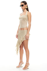 LIONESS Palisades Halter Top Oyster
