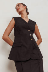 Sweet Treat Sleeveless Top Black
