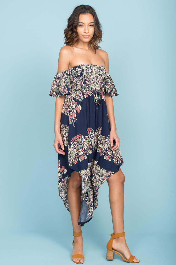 Ophelia Casual Jumpsuit Navy