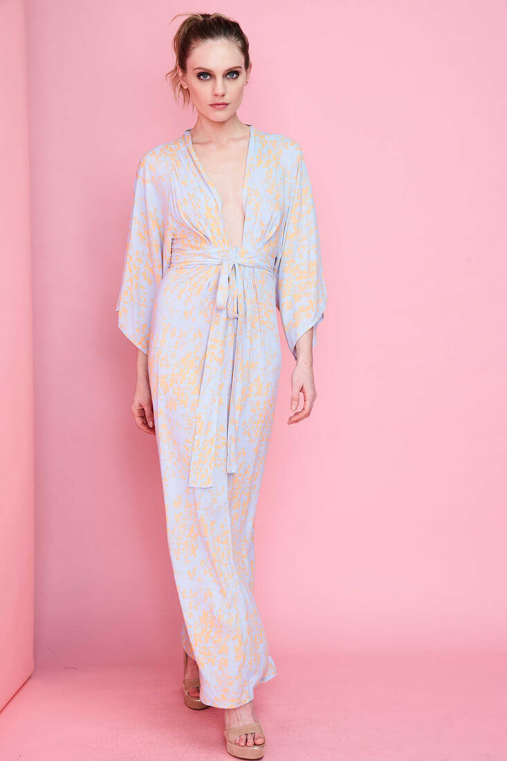 Kira Summer Maxi Dress Orange