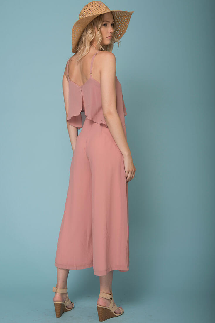 Milena Dressy Jumpsuit Dusty Pink