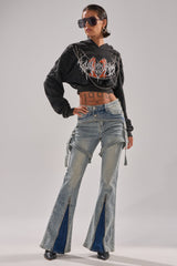 MOOD FOR THE NIGHT FLARE DENIM