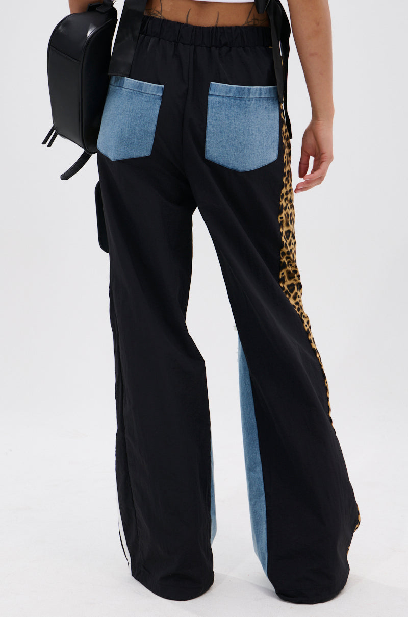 WILDIN' OUT DENIM TRACKPANTS