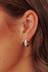 Tristan Earrings Set Silver Diamante