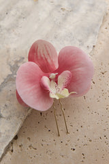 Orchid Hair Pin Fuchsia