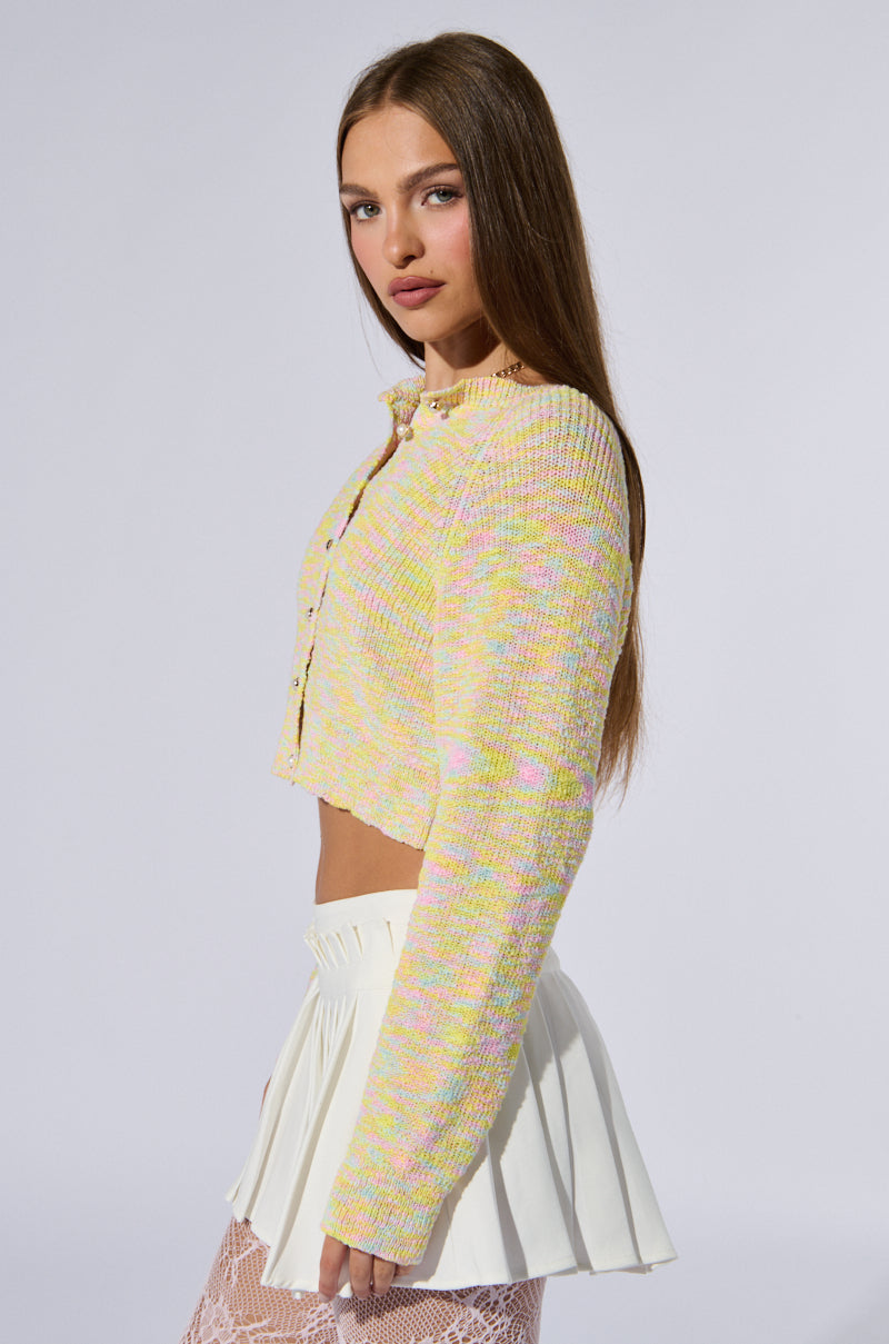 SWEET LIKE SUGAR KNIT CARDIGAN