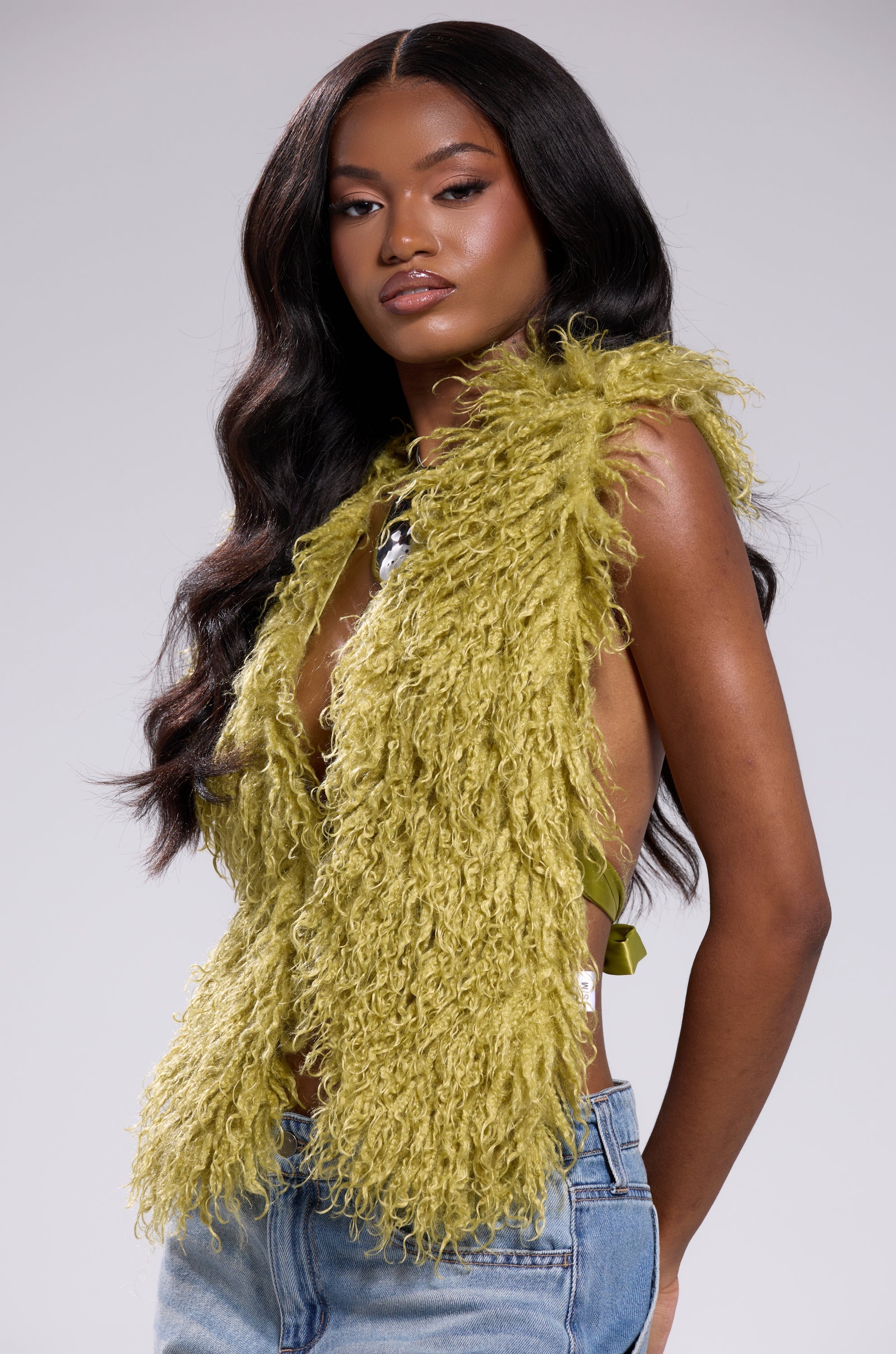 JAMEELA TOP IN GREEN