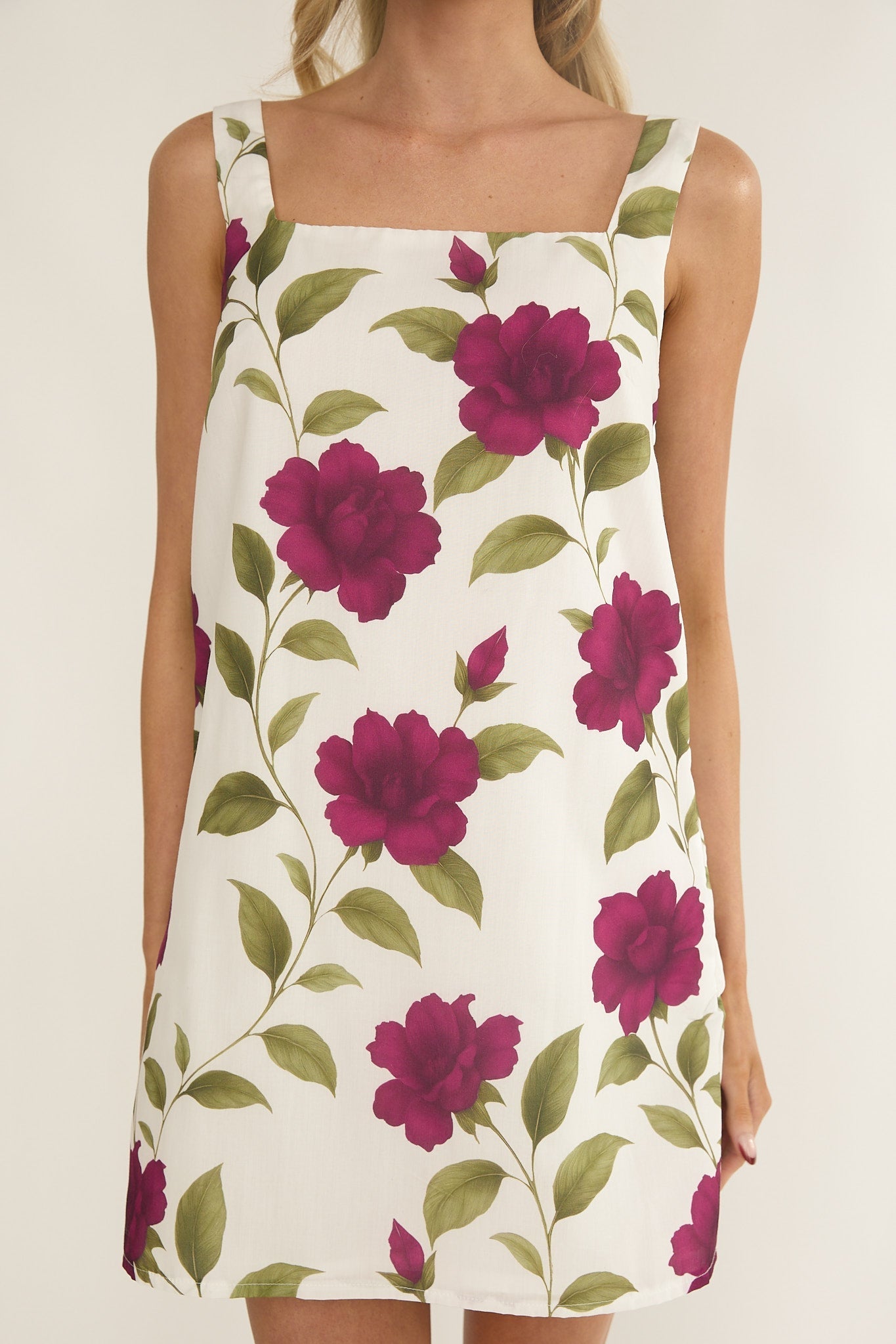 That Lady Bow Back Mini Dress Allegra Floral