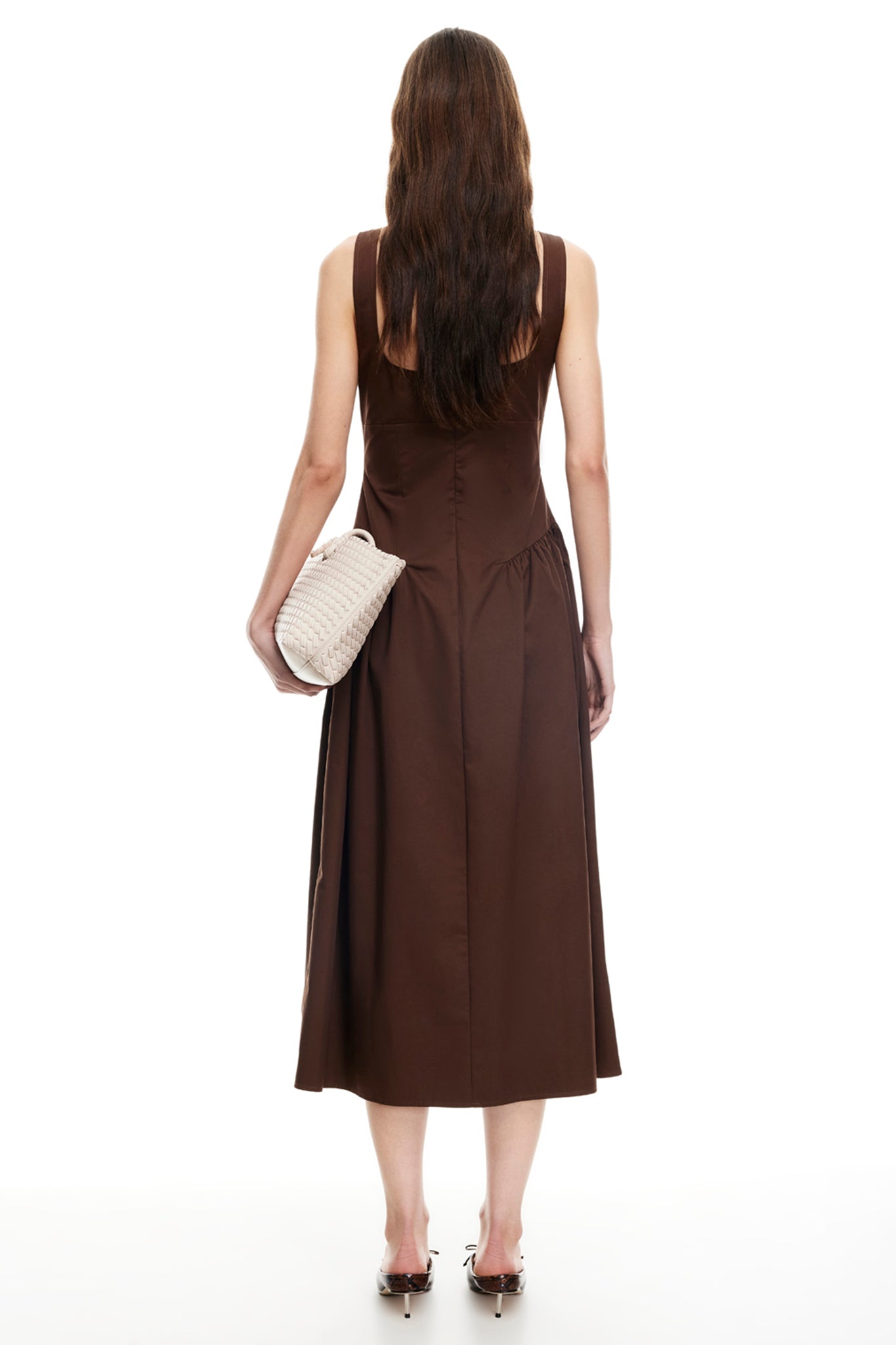 LIONESS Luna Rosa Maxi Dress Chocolate
