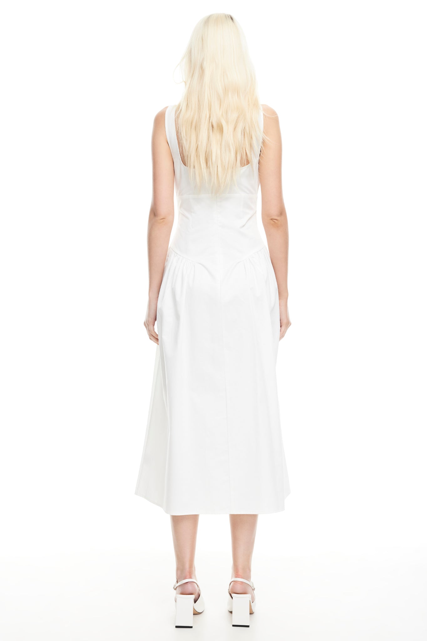 LIONESS Luna Rosa Maxi Dress Porcelain
