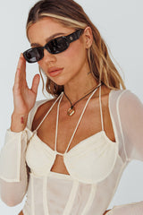 Eola Retro Sunglasses Black