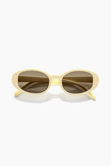 SZADE Sunglasses Downtown ; Buttercream/Sepia