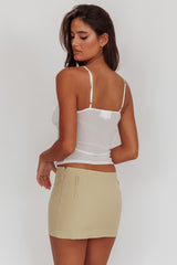 Erna Lace Babydoll Top White