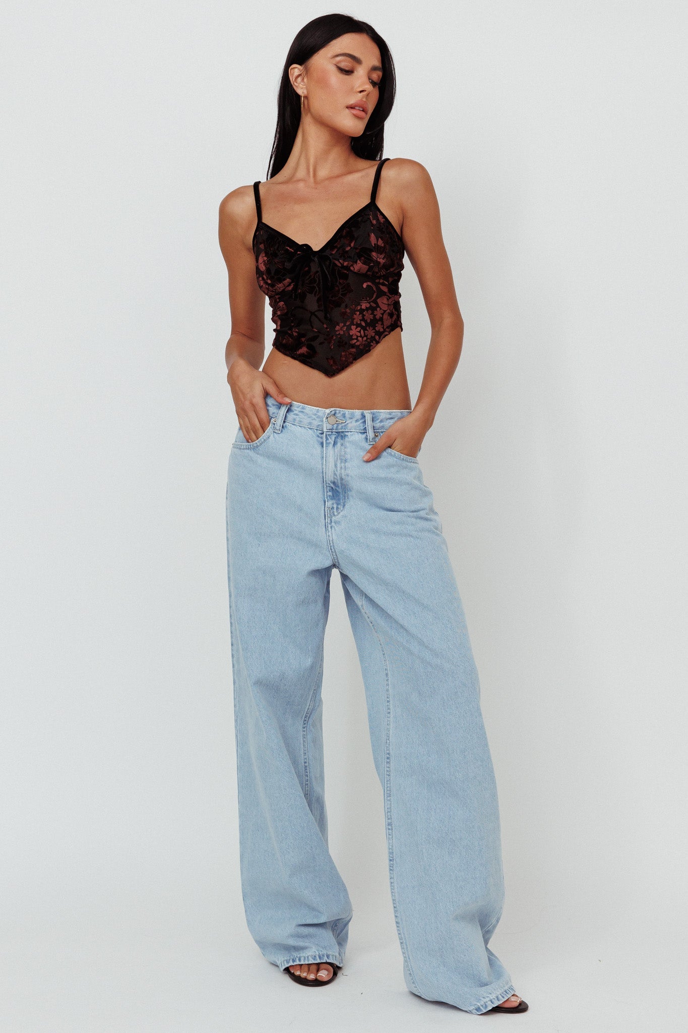 DR DENIM Donna Baggy Jeans Pebble Superlight Retro