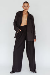 Sloan Side Pocket Trouser Pants Black