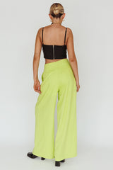 Sloan Side Pocket Trouser Pants Lime