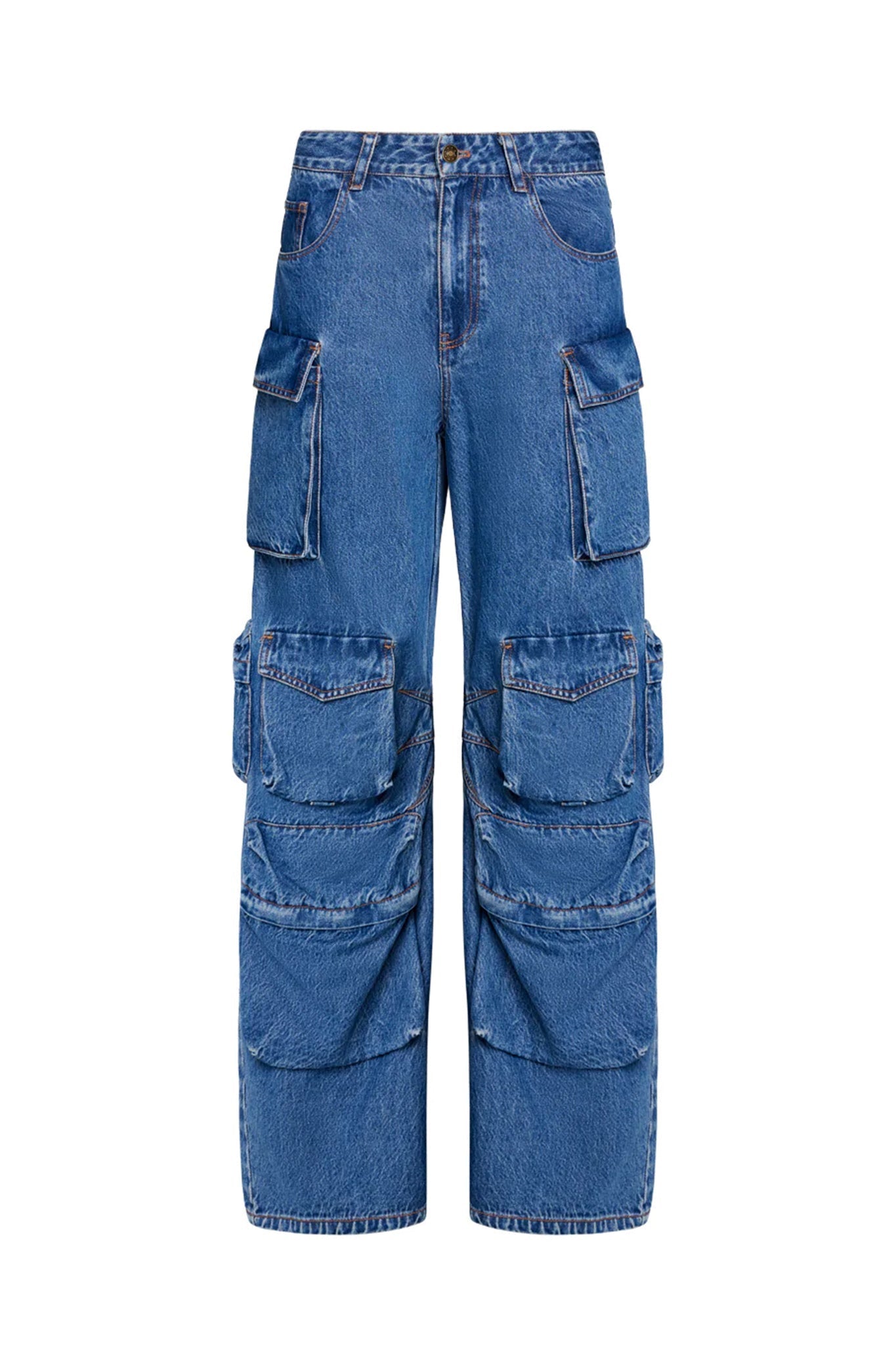 LIONESS Smokeshow Jeans Blue Denim