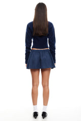 LIONESS Head In The Clouds Cardigan Navy