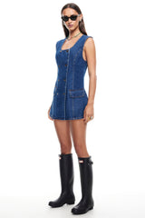 LIONESS L'Esprit Mini Dress Indigo