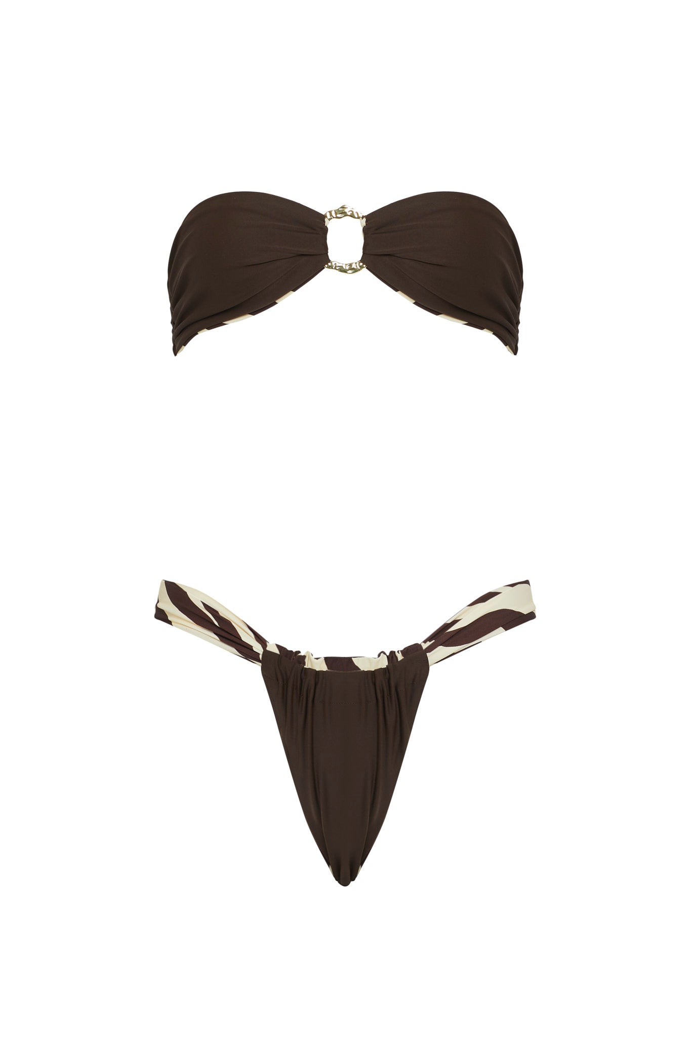 VDM The Label Bailey Zebra Reversible Bandeau