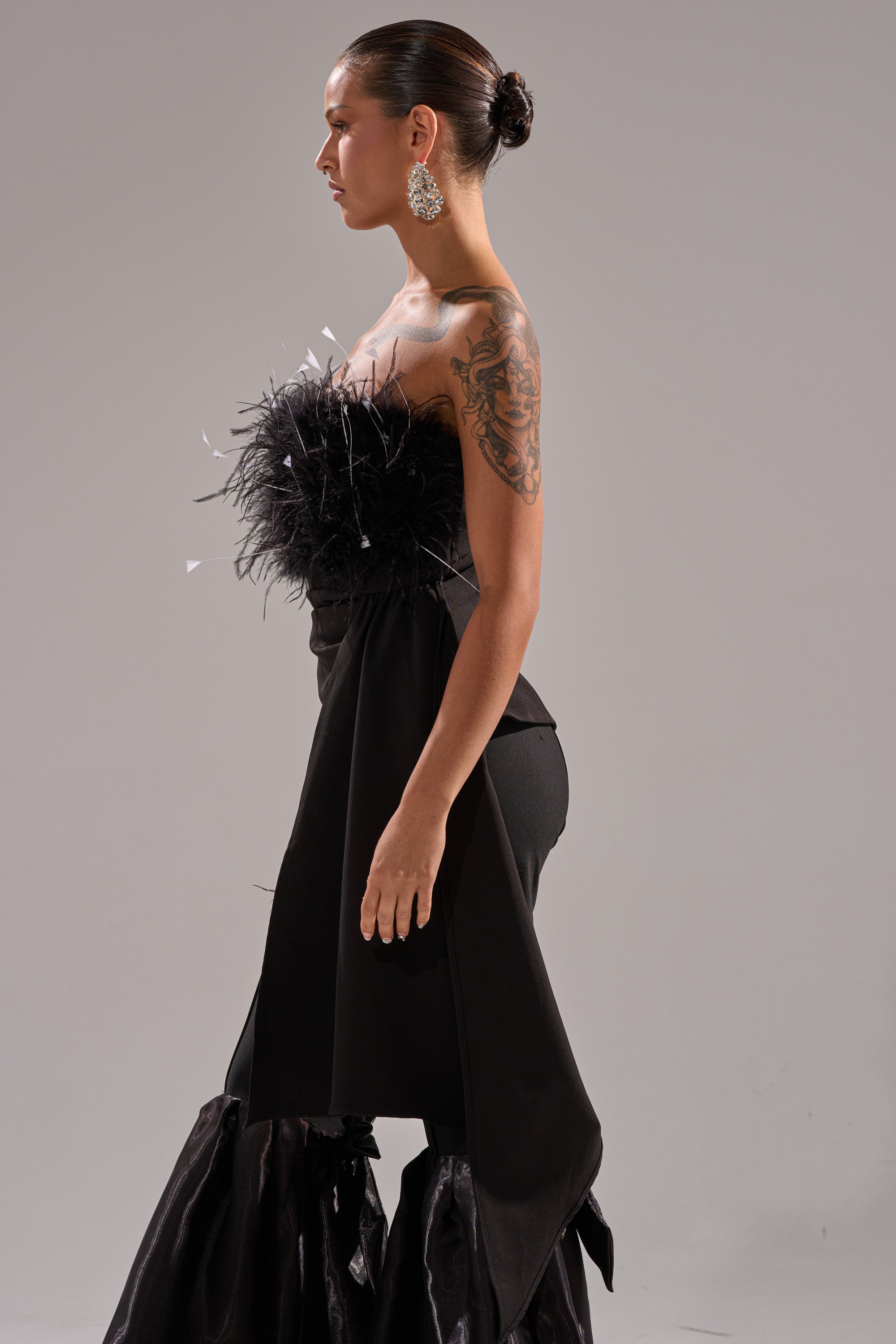 CLARA FEATHER CORSET