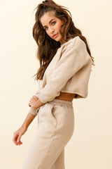 Monterey Elasticated Waist Jogger Pants Tan