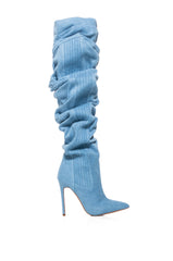 AZALEA WANG GREER DENIM BOOT