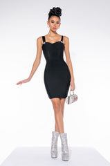 GOOD FEELING MINI BANDAGE DRESS