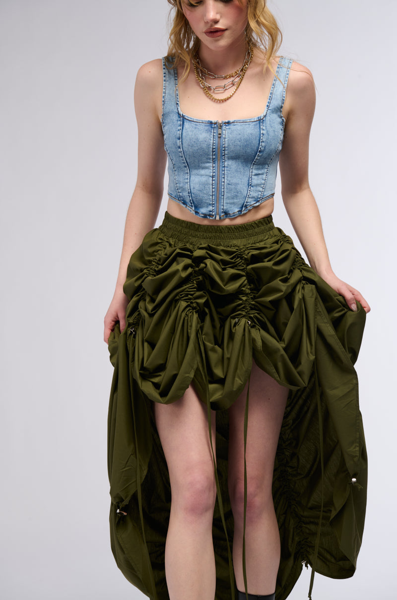 WYNN DENIM CORSET